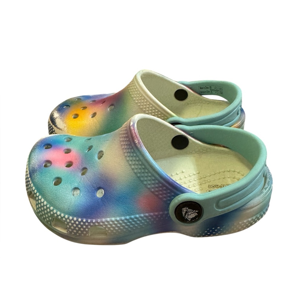 CROCS Kids Water Shoes - Multicolor Fun size 9 - Picture 4 of 7